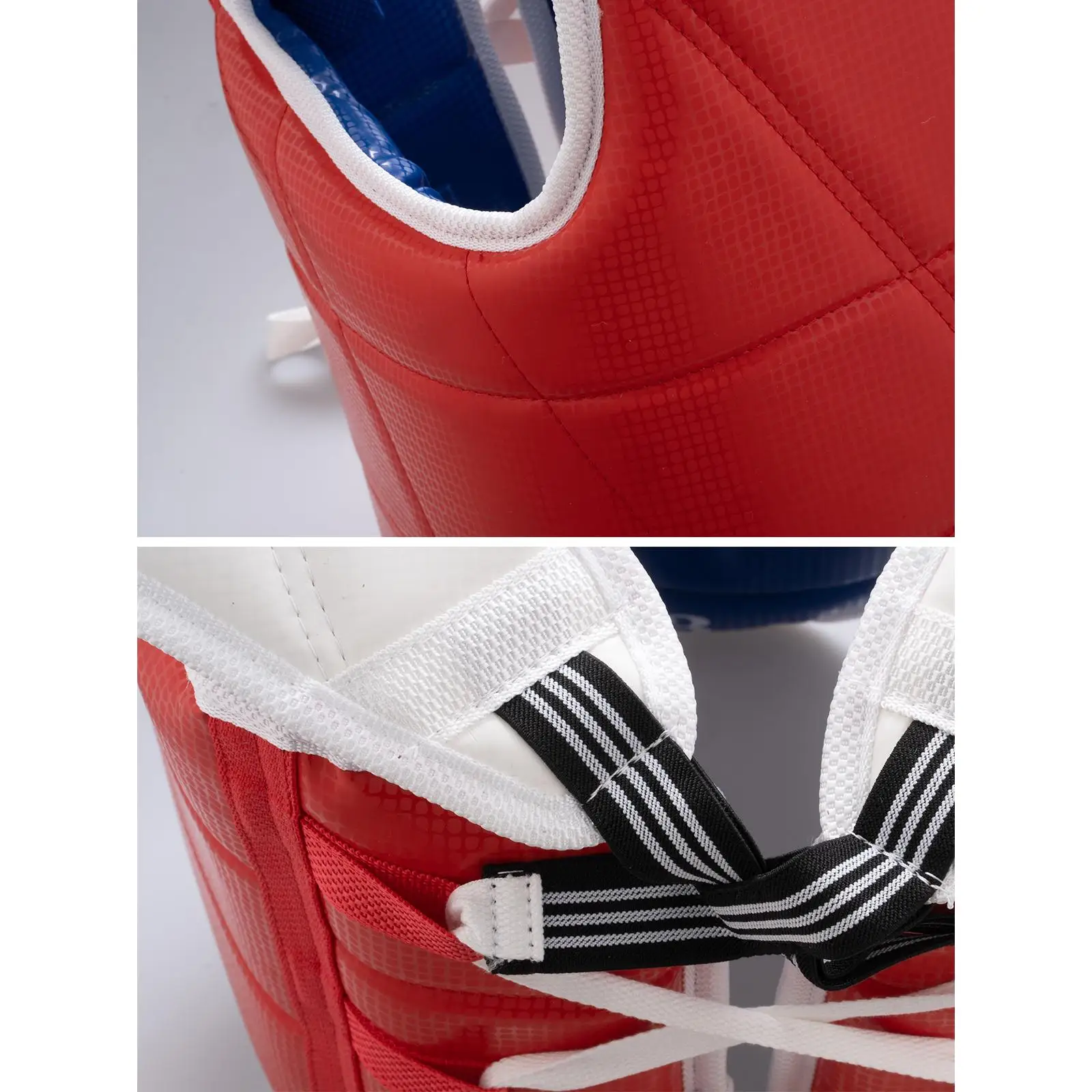 Breathable Karate Chest Protector PU Leather Martial Arts Guard for Taekwondo Muay Thai Boxing Sparring Training Safety Gear