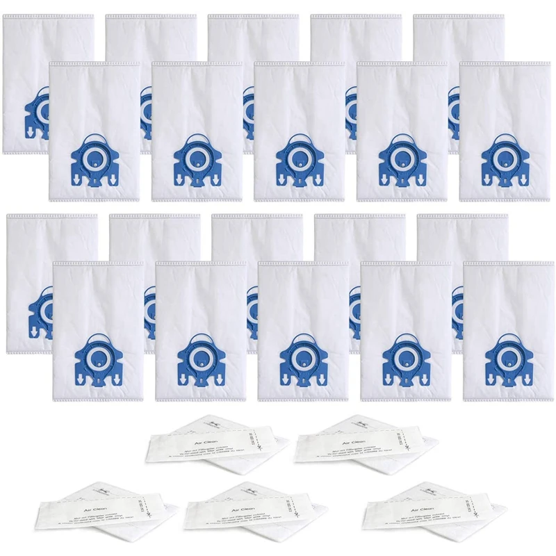 3Set Replacement Airclean GN 3D Bag For Miele S2, S5, S8, Classic C1, C2, C3 Series Vacuum Cleaner Dust Bags Filters