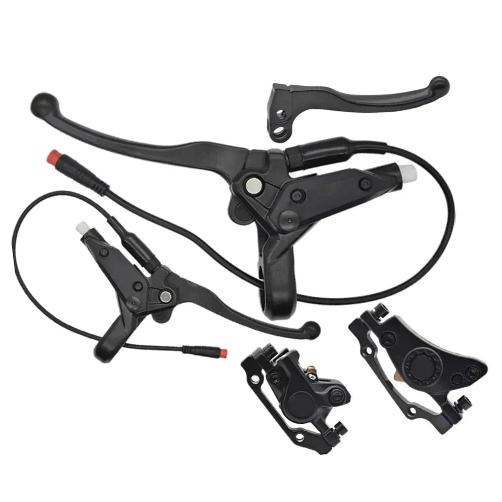 1pc Brake Lever Electronic Hydraulic Brake Lever Aluminum Alloy Brake Handle 2pin Waterproof Plug For XOD Bicycle Brake Lever