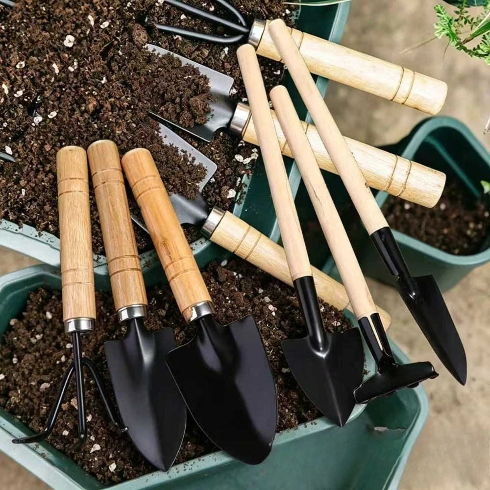 

Hot Selling 3-piece Indoor Small Plant Flowerpot Cactus Vegetable Mini Garden Tool Set - Weeding Garden Tools