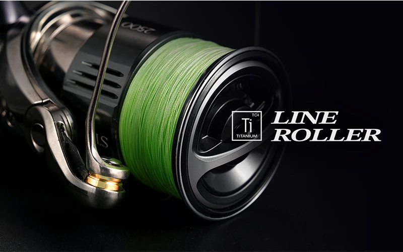 PYL Titanlegierung Doppellager-Schnurführung - Salzwasserbeständige Spinnrolle Schnurführung für Shimano/Daiwa Upgrade – Detail 4