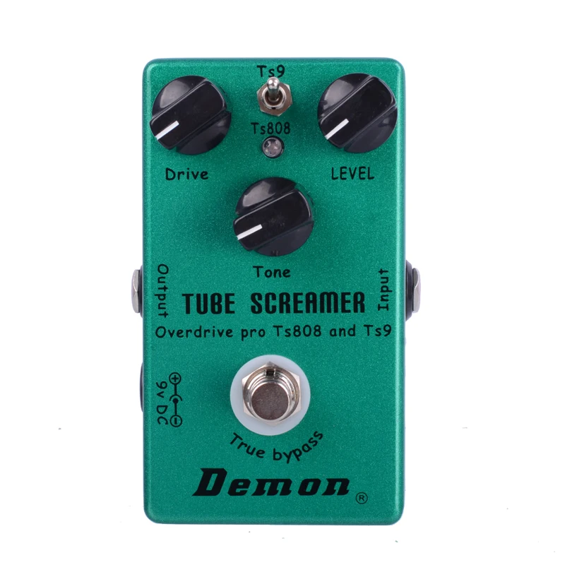 

Demon fx United together the classic TS9 y TS808, overdrive mejorado perfecto, 2 en 1, Tube Screamer Overdrive