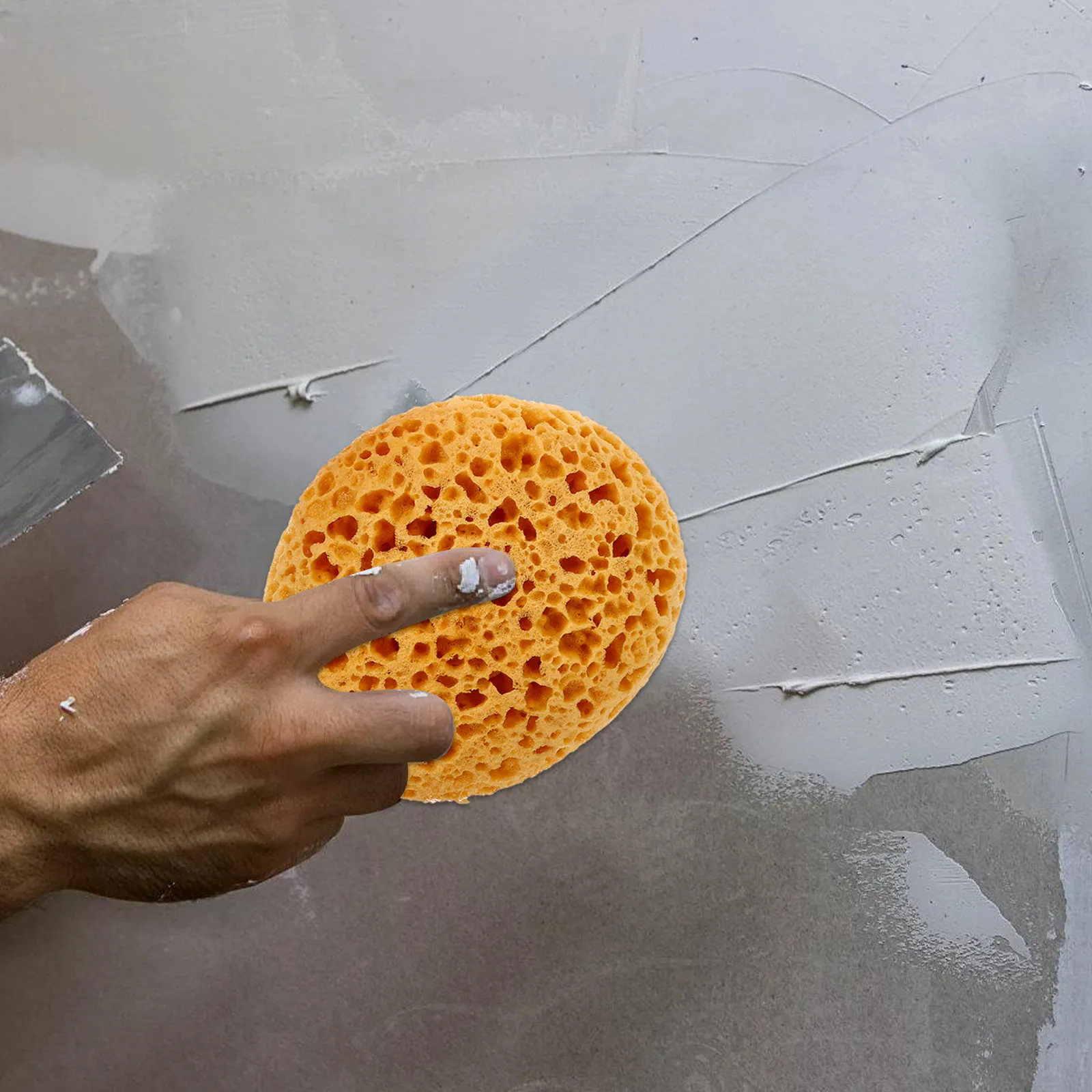 2 Pcs Repair Patch Fix Clean Textures Drywall Paste Craft Painting Sponge Tools