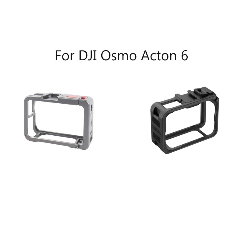 For DJI Osmo Action 6 Sport Action Camera Mounting Cage Camera Case Full Protective  Closed Lock Rabbit Cage Frame Accessories
