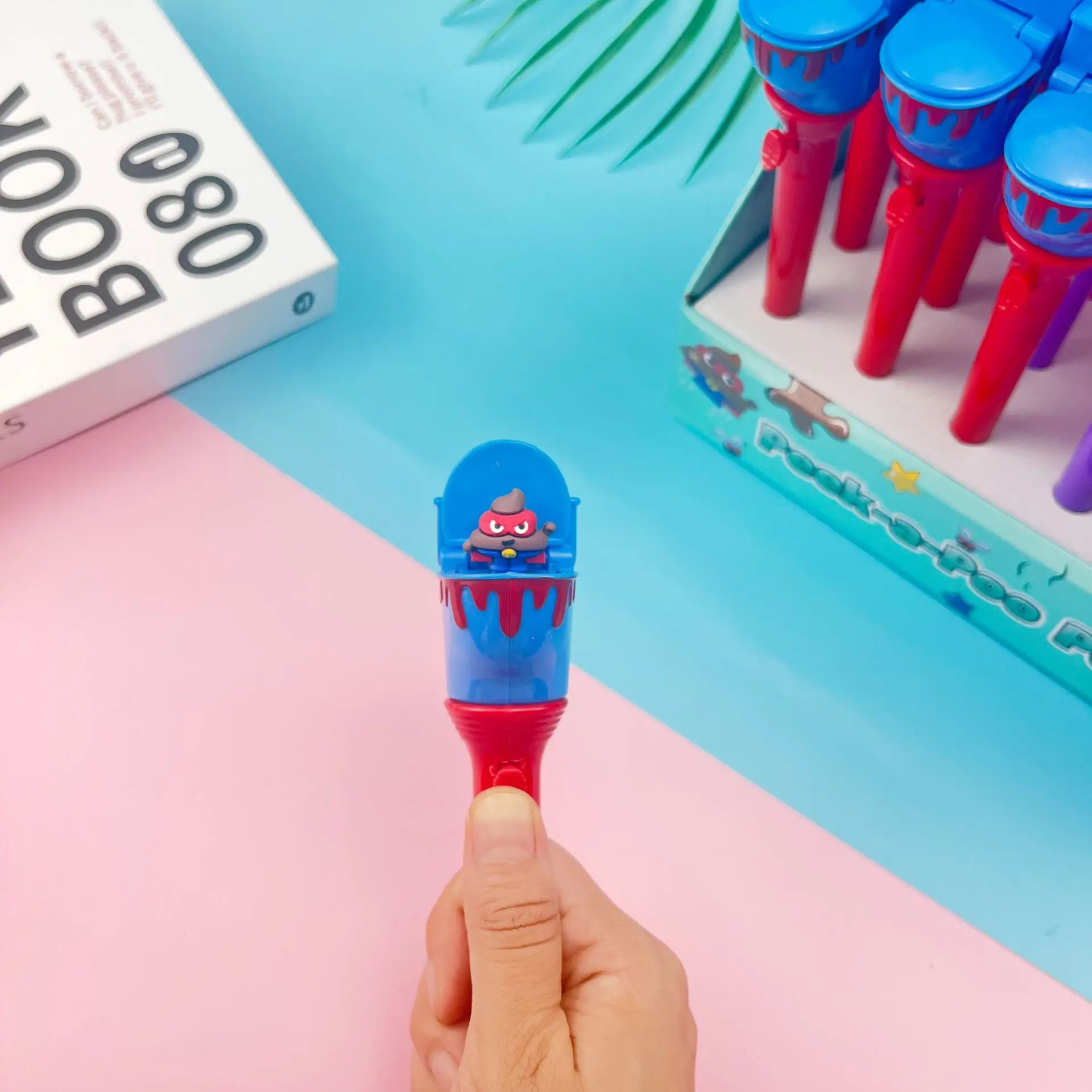 2pcs New Toilet Poo Cute Pen Spoof Fun Decompression Ballpoint Pens for Writing  Office Supplies