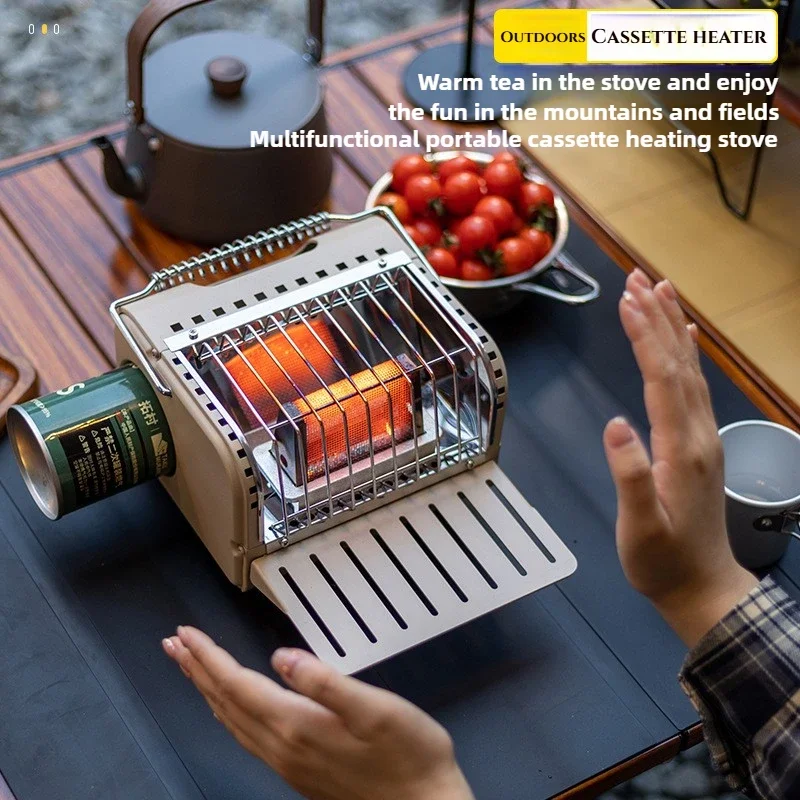 

1200W Outdoor Mini Heater Stove Multifunction Gas Stove Camping Fishing Picnic Smokeless Heater Outdoor Portable Camping Supplie