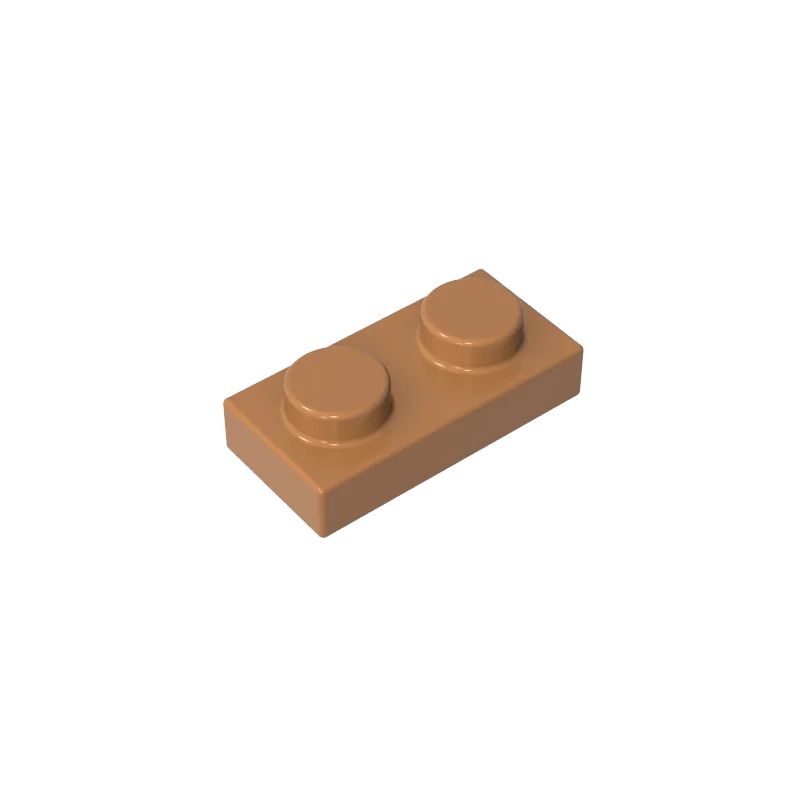 Gobricks 100 stks 3023 Gemengde Kleur Plaat 1x2 Onderdelen Grijs MOC DIY Bouwstenen Zwarte Kleur Kid creatieve Gift