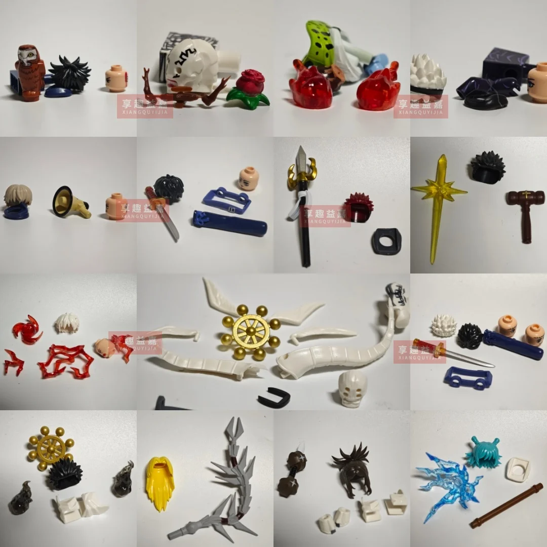 WM6140 WM6139 WM6200 WM6201 WM6202 Anime  Itadori Yuji Jujutsu Kaisen Set Building Blocks Mini Action Figure Toys Model