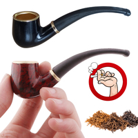 1PC Mini Portable Boss Small Pipe Resin Bend Simple Novice Practice Pipe
