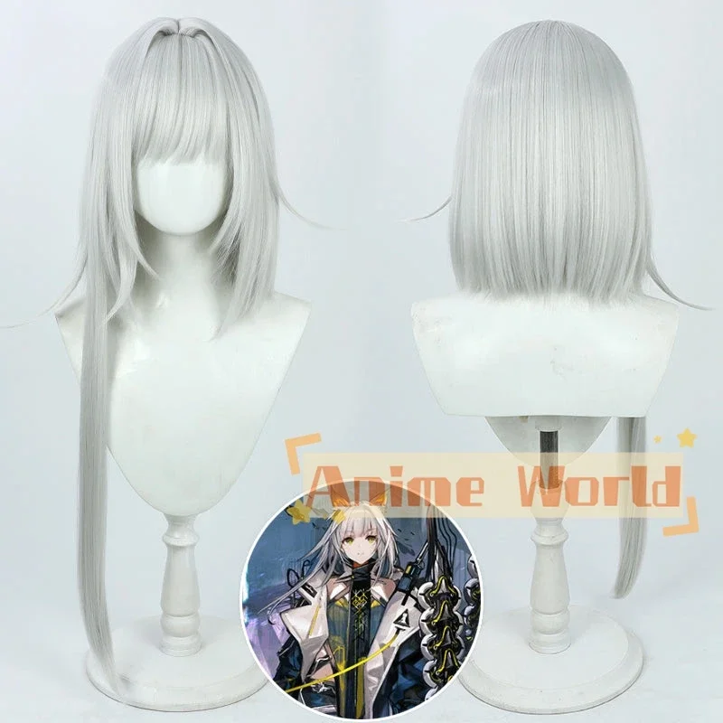 

Arknights Kal'tsit Remnant Cosplay Wig Halloween Synthetic Hair Heat