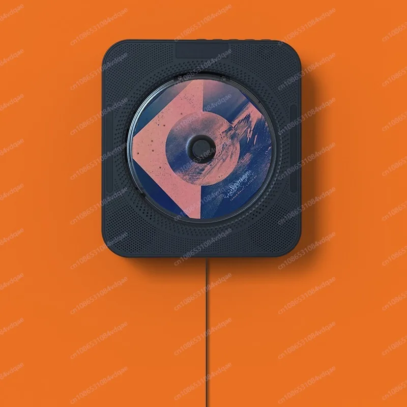 CD listen to album player retro disc record wall mounted bluetooth disc English ins same speaker player