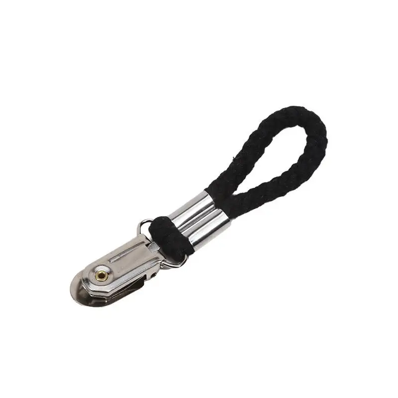 1/2PCS Bad Handtuch Clips Geflochtene Mehrzweck Kleiderbügel Bad Baumwolle Schleife Handtuch Clip Metall Clamp Küche Hause lagerung – Detail 20