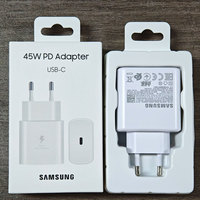 Samsung 45w Super Fast Charger Type C Adapter For Galaxy S20 S21 S22 S23 S24 S25 Note 20 Ultra 10 plus Z Flip Fold 7 6 5 4 3 A17