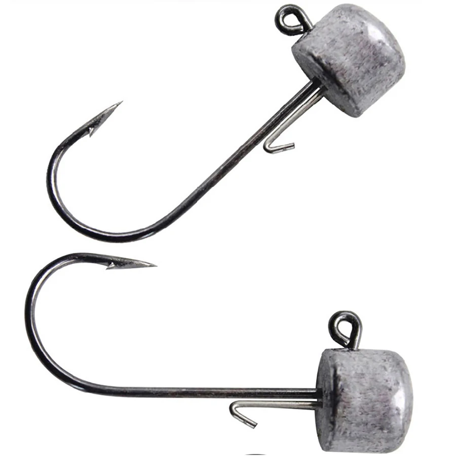 

Jig Head Hook for Soft Bait Worm Fishing, Ned Rig, Mushroom Hook, 1.5G, 2.5G, 3.5G, 4.5G, 5G, 6g, 10Pcs Lot