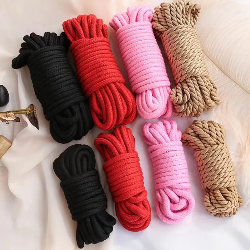 

BDSM Bondage Cotton Rope 5M Role Toys For Couples Erotic Harness Restraint Fetish Adult Games Chastity y Toys