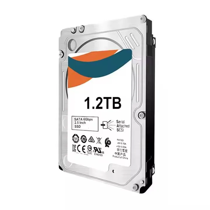 New Dells Server Hard Disk 34XWC 1.2TB 10K SAS 10kRPM 2.5in SAS-6G Hard Drive HDD for Dells PowerEdge Servers R710 R720
