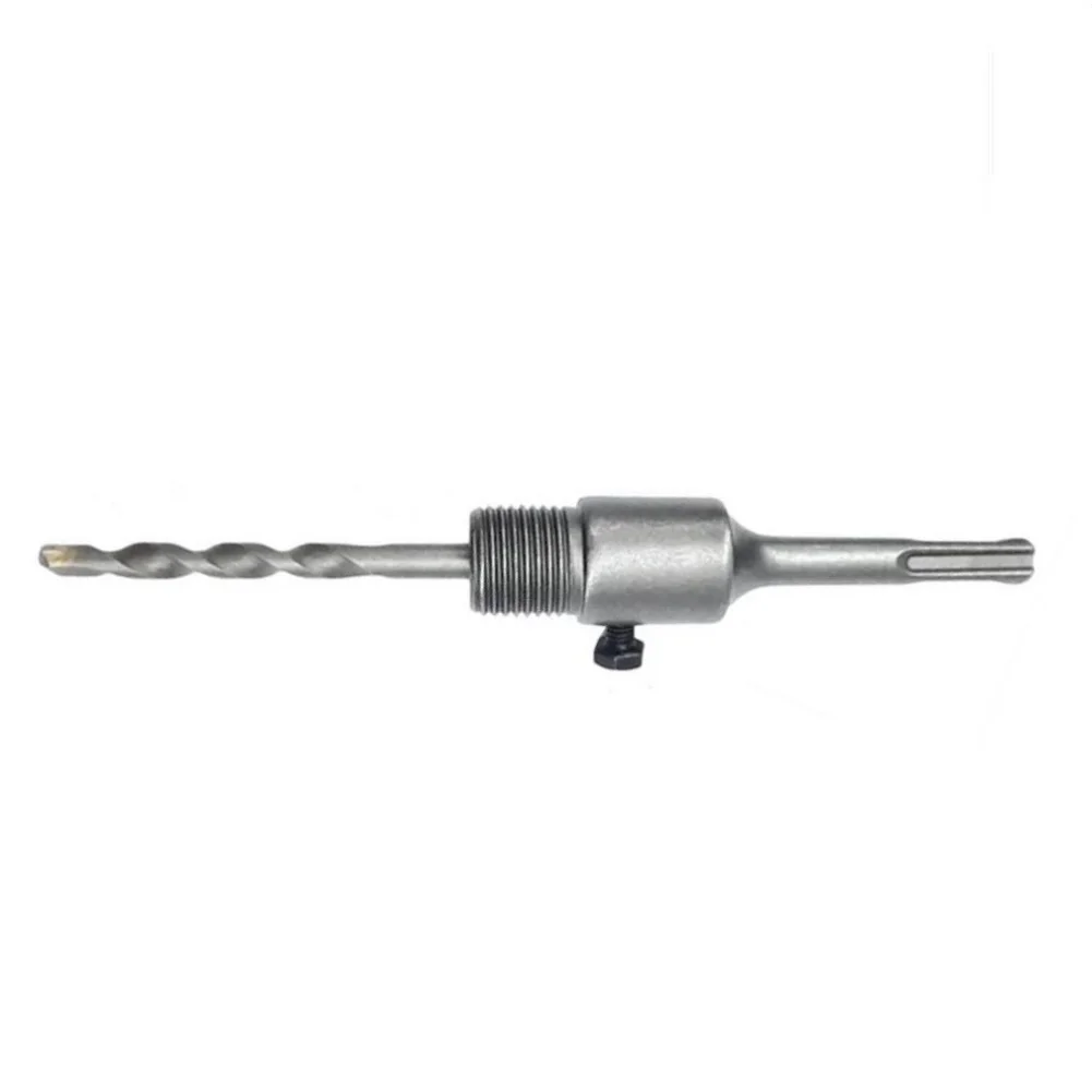 Center Drill Bit SDS Carbide Rod 45 Steel High-frequency Welded Smooth Weld Finish Center Drill Bit Included Drill Grey