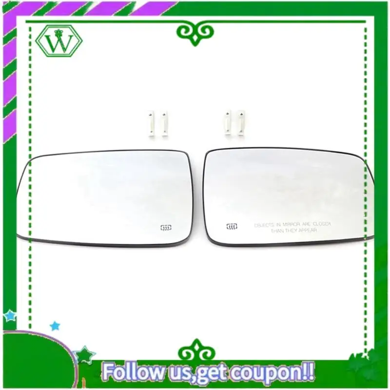 

AC34-Car Electrically Heated Side View Mirror Reflector Sheet For Dodge Ram 1500 2500 2010-2018 68079362AA 68079363AA