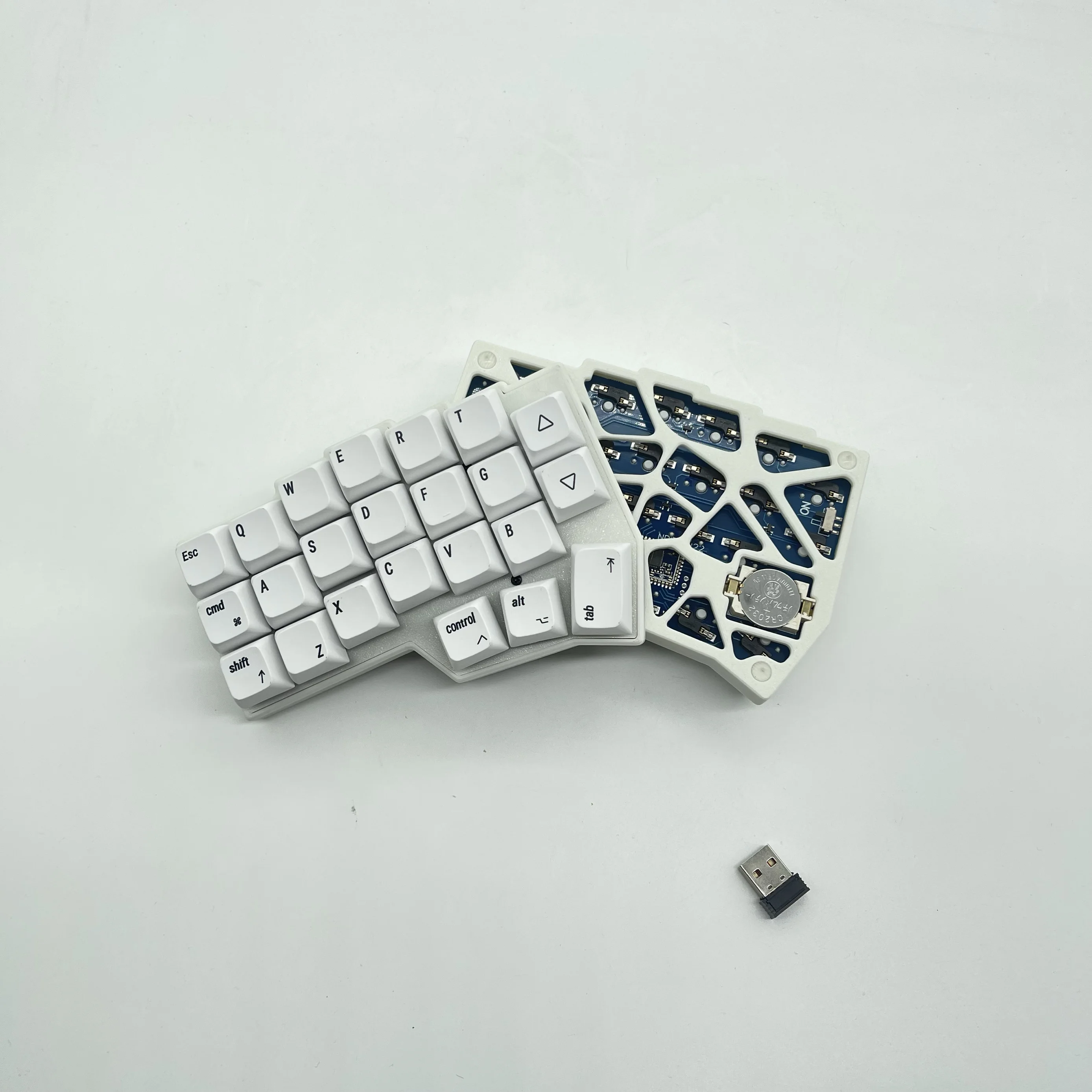 W CORNE V4.1 Split Keyboard DIY Ergonomic Customized Keyboard 2.4G Wireless Hot Swap Pcb VIAL Remap