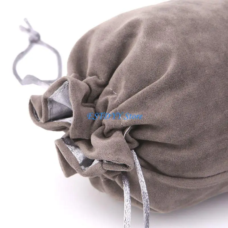G6DE Tarots Pad Astrolabe Witch Altar Divination Pendulum Divination Tablecloth Prop Board Game Flannel Jewelry Storage Bag