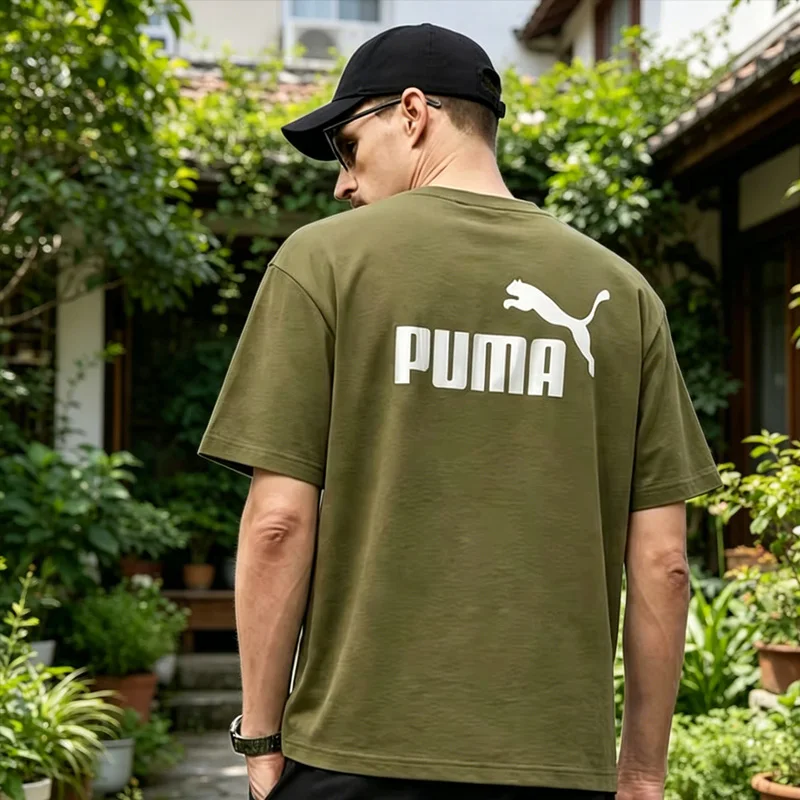 PUMA 694448-81 Men's Short Sleeve T-Shirt, Casual Sports Top, Breathable Soft Comfortable All-Match Basic Tee