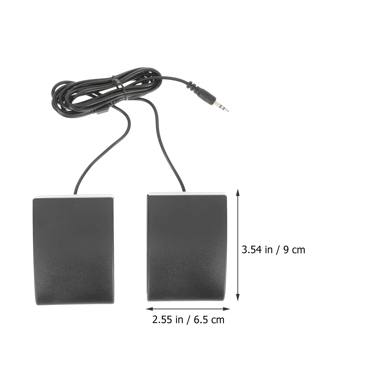 

Black Electric Drum Pedal Heavy Duty Nonslip Design Upgraded Sustain Sound Effect for Electric Piano and Drum Accessories