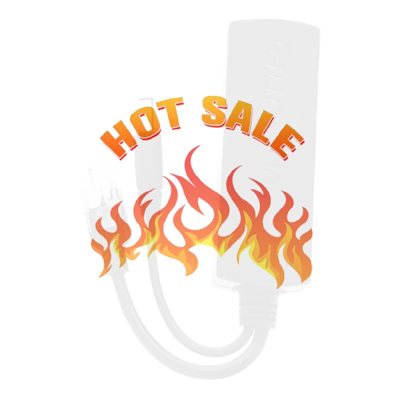 1 قطعة 48 فولت إلى 12 فولت IEEE 802.3af الناتج الطاقة عبر إيثرنت الفاصل محول نظام الأمن POE الفاصل لتقوم بها بنفسك الملحقات #1