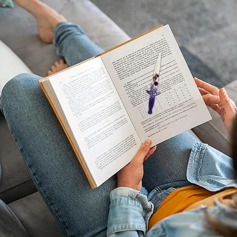 Flower Book Markers Flower Creative Bookmark 4 Inch Length Portable Bookmark Floral Book Mark For Reading Lovers Students