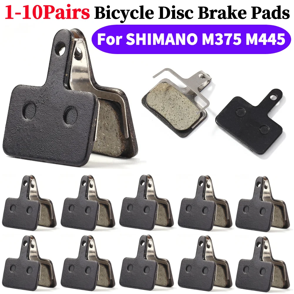 1-10 Par Żywicznych Półmetalicznych Klocków Hamulcowych do Rowerów Shimano B01S M375 M395 M446 M485 M486 M416 MTB, Część Zamienna do Hamulców Rowerowych