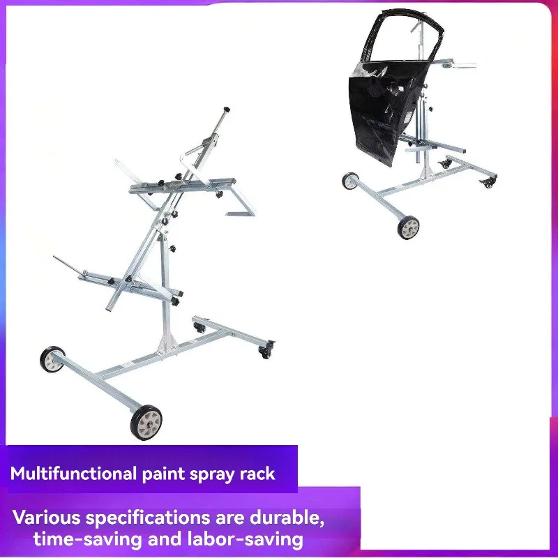 Multifunction Portable Auto Paint Panel Stand for Engine Hood Fender Bumper Auto Repair Shop Vehicle Spraying Equipment