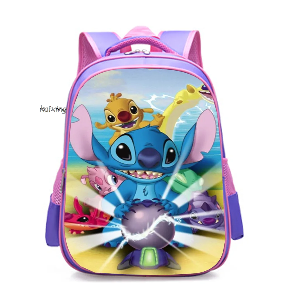 12 Inch Backpack Lilo And Stitch For Boys Girls Kids Bag Children School Backpack Infantil Kindergarten Book Bags Mochilas Gift