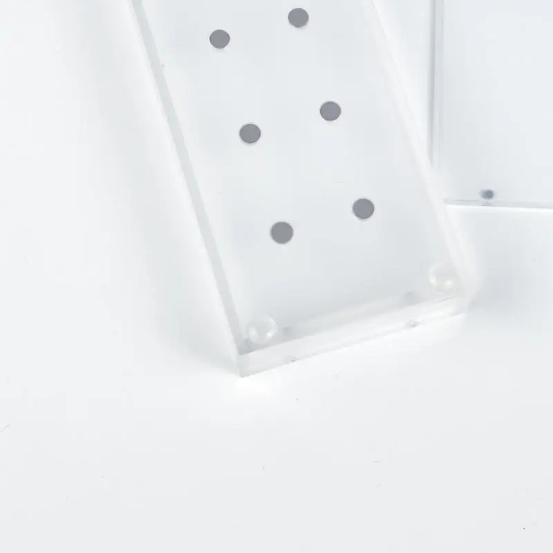 Scatola portaoggetti per ciglia Piastra magnetica per estensione ciglia Organizzatore multifunzionale per trucco per ciglia finte Porta ciglia per pallet in acrilico