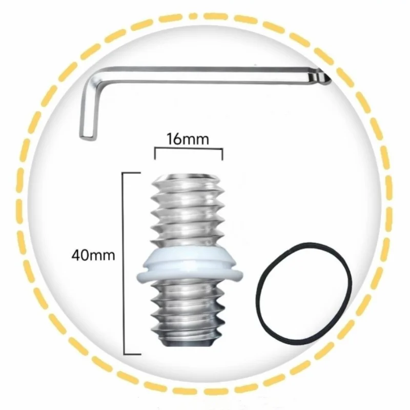1pcs Accessory Doll Head Screw M16 Connection Screw M16 Interface 16mm Universal Model No Sound TPE Silicone Doll Neck Screw