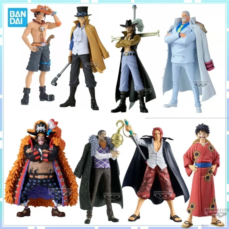 Bandai Original BANPRESTO Anime One Piece DXF Luffy Shanks Vivi Sir Crocodile Law Boa Hancock PVC Actionfigur Sammlerstück Geschenk