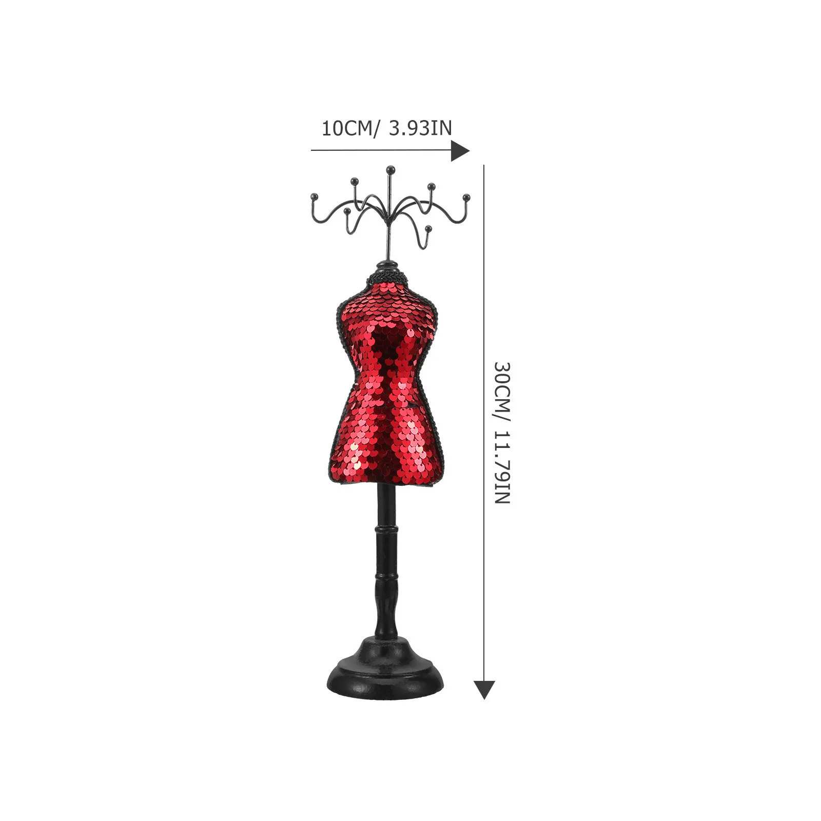 Earring Stand Jewelry Display Rack Necklace Holder Organizer Elegant Design for Home Decor Jewelry Mannequin Display