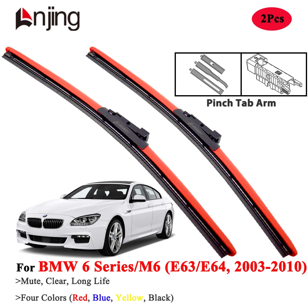 

LNJING Windshield Wiper Blades For BMW 6 Series M6 E63 E64 2003-2010