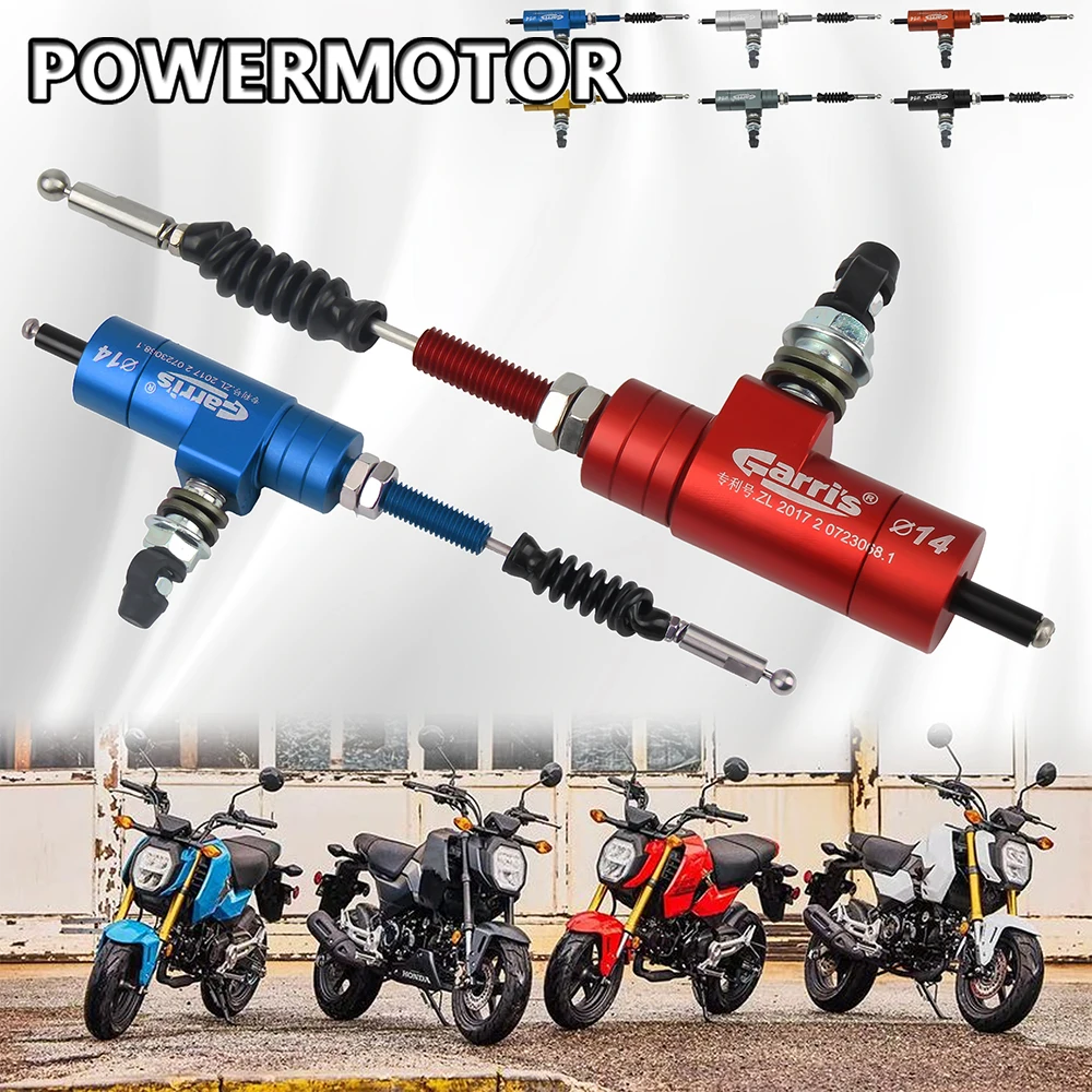 Motorrad Hydraulische Hand Kupplung Kolben 14x15mm Hauptzylinder Stange System Universal Für Honda Yamaha Suzuki KTM Motocross