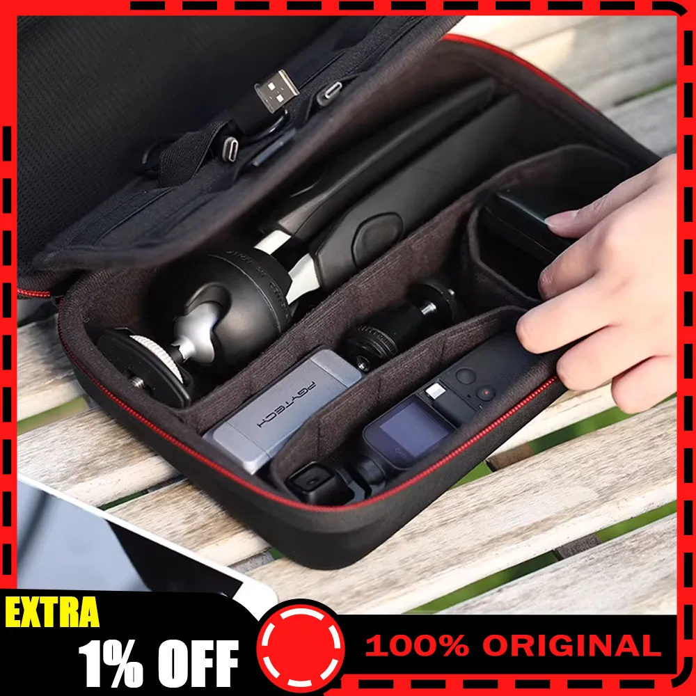 

Водонепроницаемый портативный чехол-кейс PGYTECH для экшн-камеры Osmo, совместимый с DJI Osmo Pocket/Pocket 2/Pocket 3