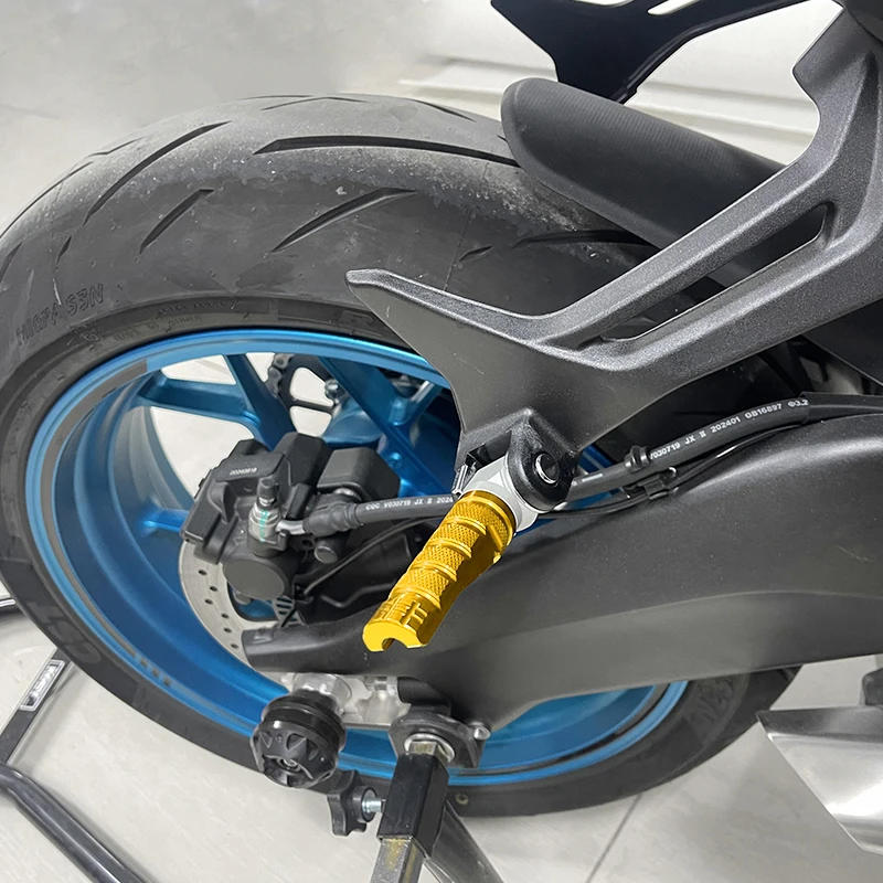 Motorcycle Accessories For hornet cb750 CB750 HORNET 2023 2024 2025 Aluminum Rear Foot Pegs Footrest Passenger Footpegs #5