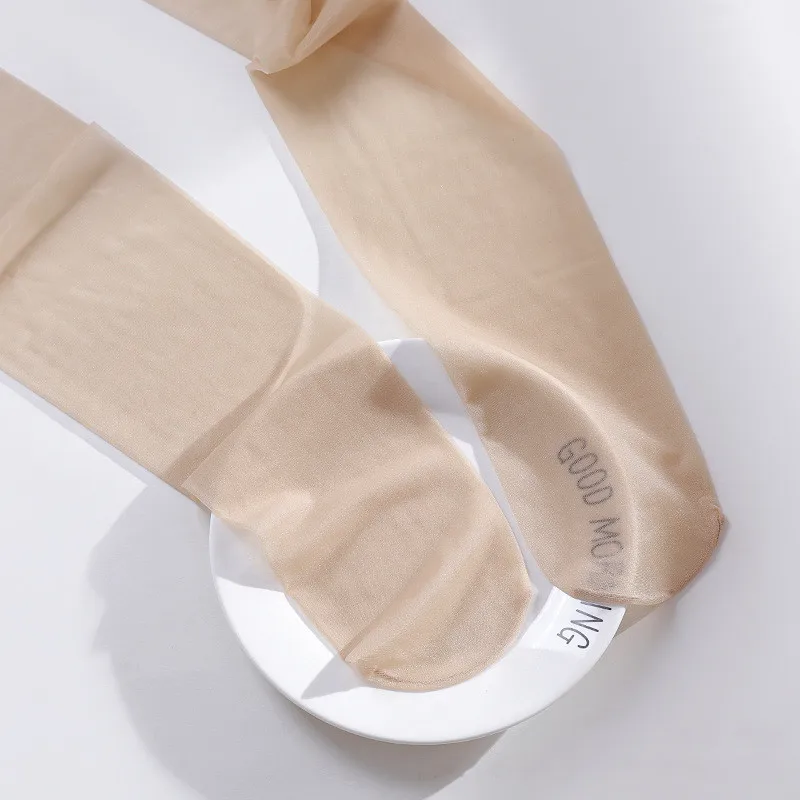 DOIAESKV New 10D Skin Tight Transparent Sexy Women Sheer Pantyhose Ultra-thin Nylon Tight Breathable Female Stretchy Stockings