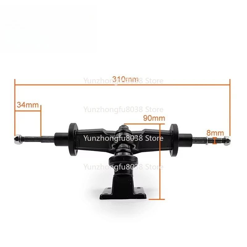 Flat Bridge Aluminum Universal Mountain Skateboard Long Board 9 Inch Truck Board Bracket Parts