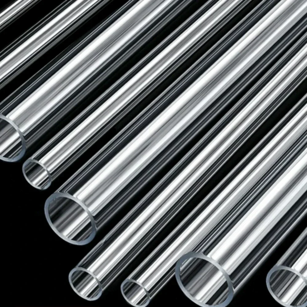 10Pcs 3mm-10mm Transparent Hard Plastic Tubes for Aquarium, Customize Your Pipes Now!