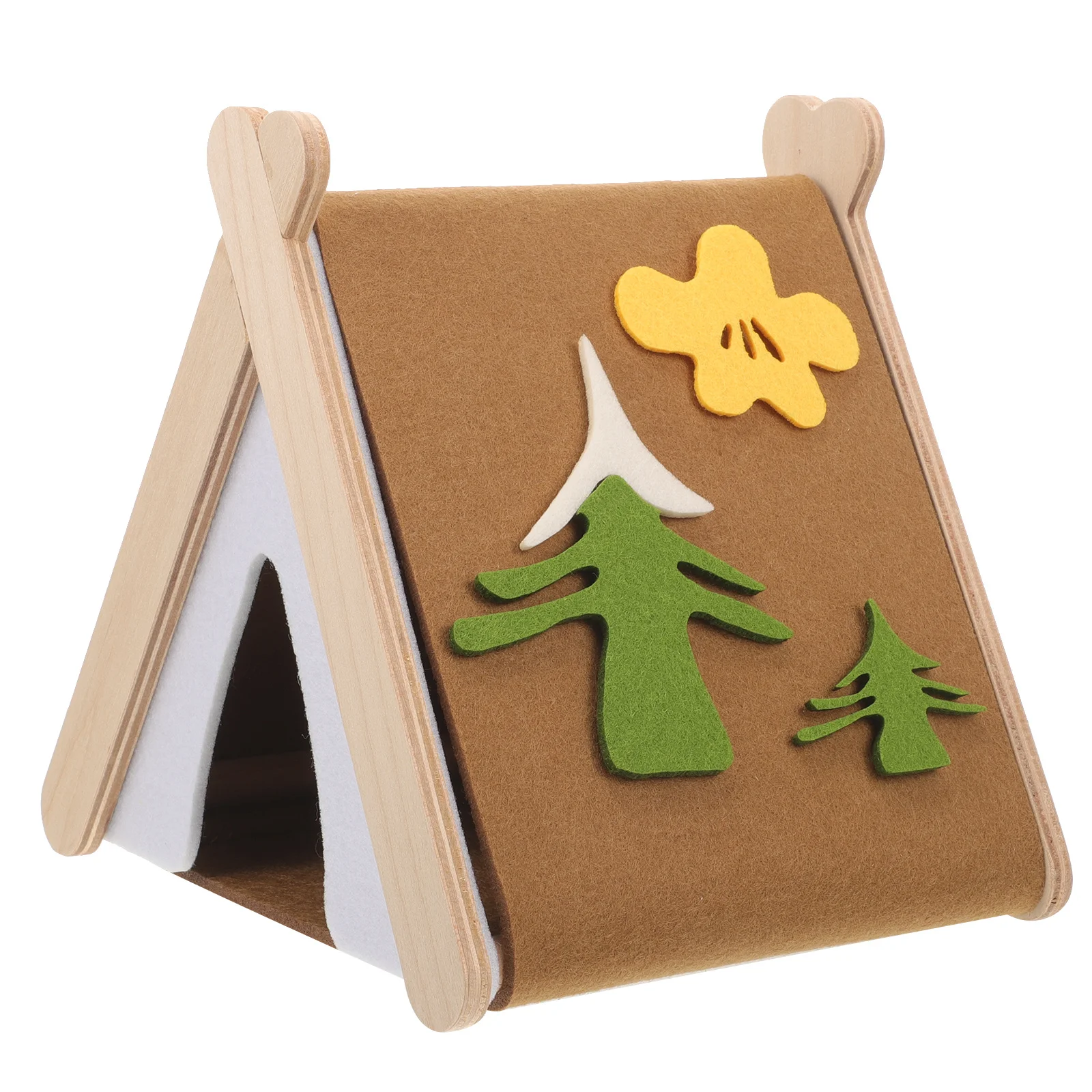 كوخ عش دافئ للحيوانات الصغيرة، سرير مخبأ للهامستر مريح، خيمة نوم ناعمة للحيوانات الأليفة، مأوى أرنب، مستلزمات الحيوانات الأليفة الصغيرة #4