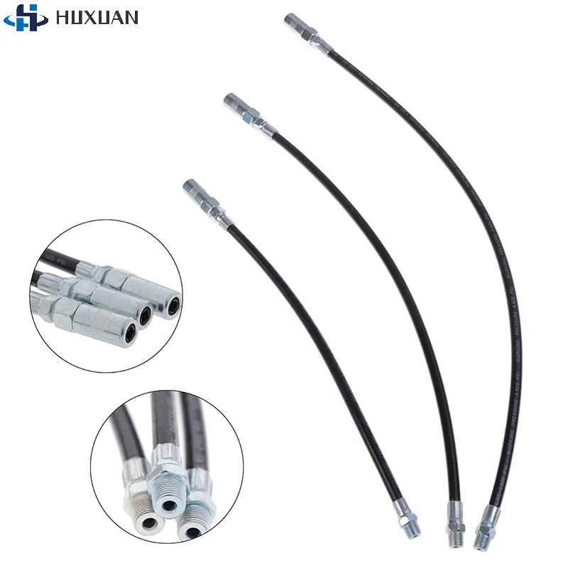 1Pcs 1/8 Flexible Grease Whip Hose Heavy Duty Long Extension Tube With Connector 1/8 Flat Buckle Butter Flat Headproduct