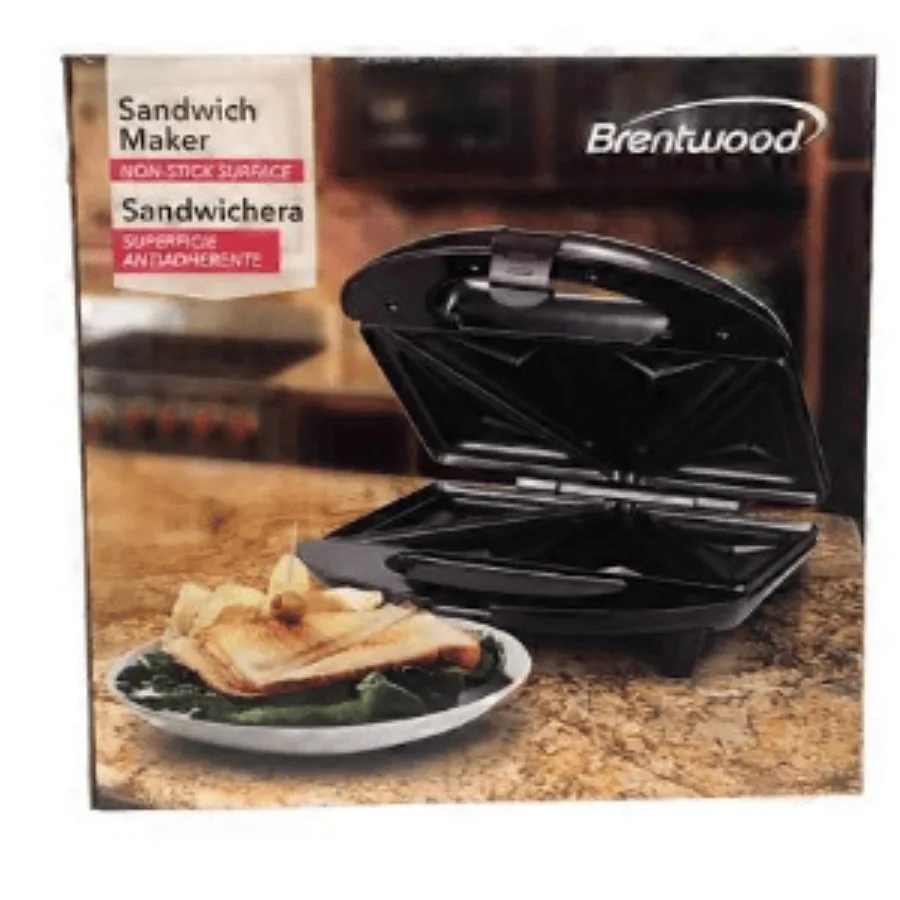 

Brentwood TS240B Black and Stainless Steal Sandwich Maker