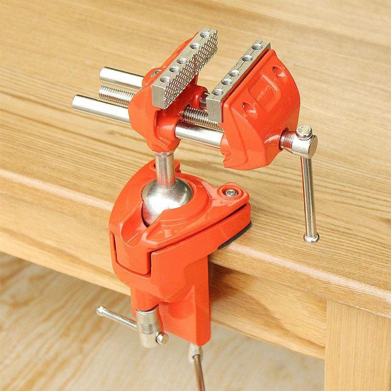 Manual Universal Vise 70mm Vise Rotates 360 Degree Rotating Universal Units Clamp Vice Swivel Table Bench Heavy Duty Tabletop