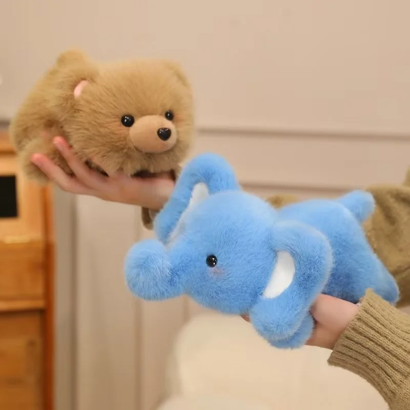 

Милая плюшевая игрушка-подушка: лежащий кролик, красная панда, слонёнок. Новинка! Хит продаж! Подарок на день рождения для детей.