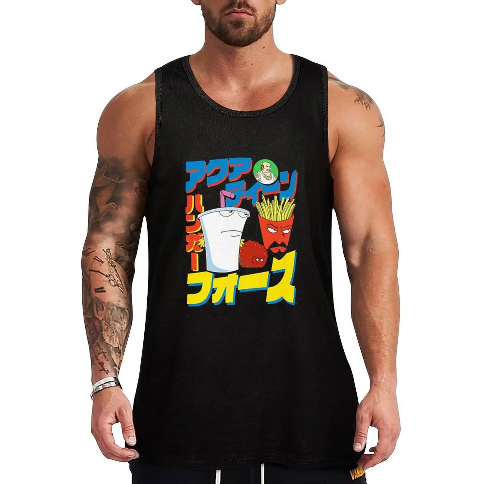 aqua teen hunger force (4) Tank Top Work Outdoor Tank Top Heavy Duty Sleeveless Shirt