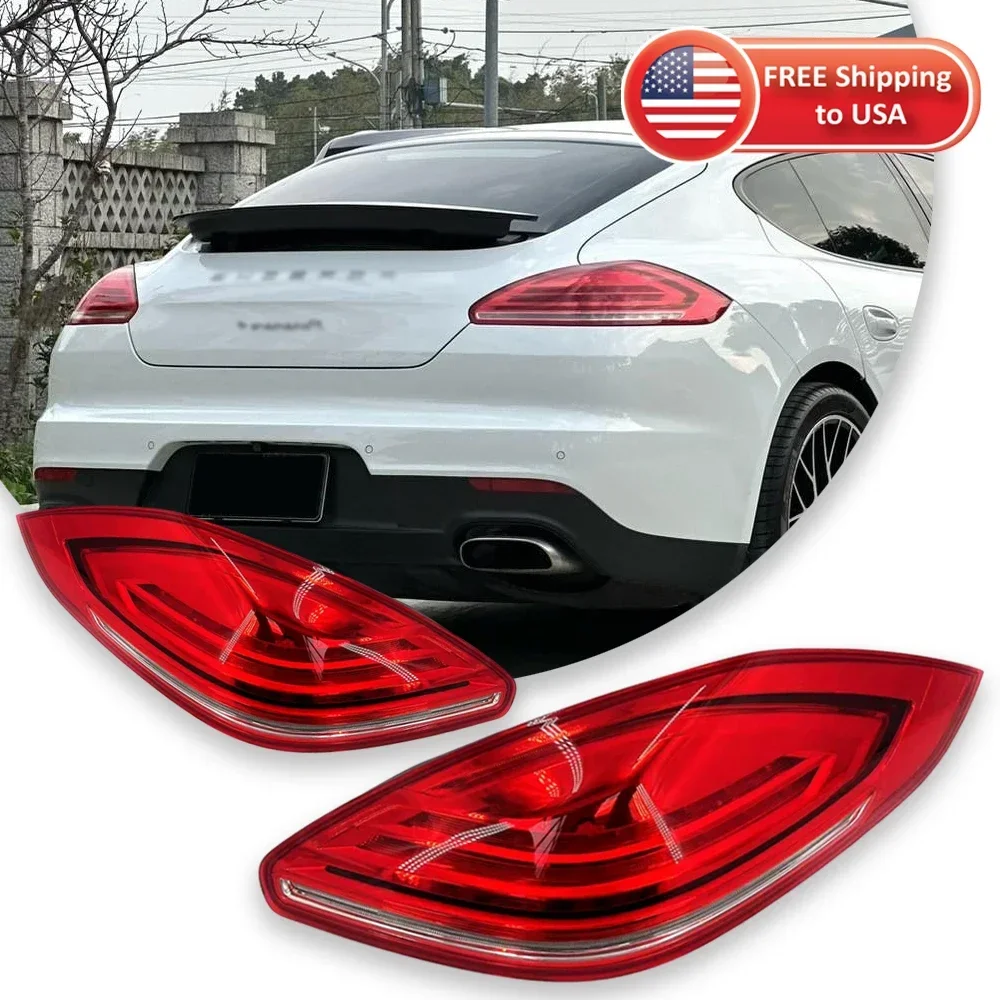 TYPY Car New LED Light For P-orsche Panamera Taillights 970.2 2014-2016 Tail Lamp Daytime Running Light Automotive Accessories