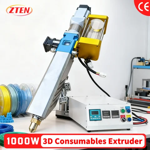 4kg/h 3D Printing Extruder Vertical Extruder 1200W Injection Molding Machine Desktop Laboratory Plastic ABS PP Extruder